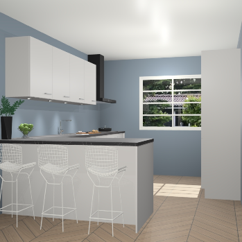 Zijdegrijze keuken Sopot 62394