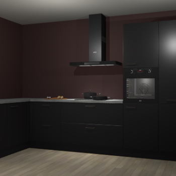 Zwarte keuken Nuuk 69053