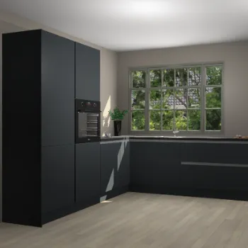 Onyxgrijze greeploze keuken Malaga 67990