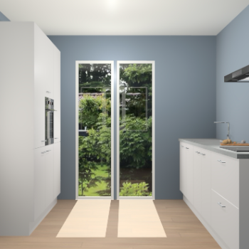 Zijdegrijze keuken Dallas 74382