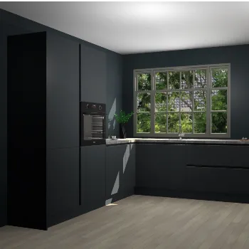 Onyxgrijze greeploze keuken Malaga 67999