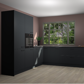 Onyxgrijze keuken Malaga 68009