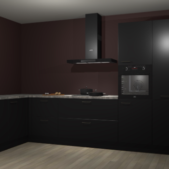 Zwarte keuken Nuuk 69136