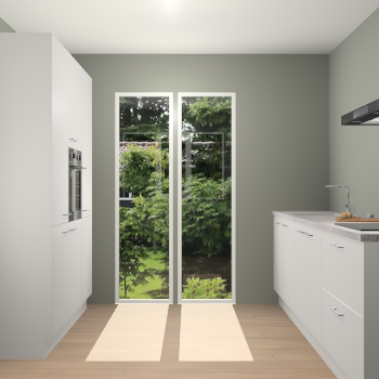 Zijdegrijze keuken Dallas 74537