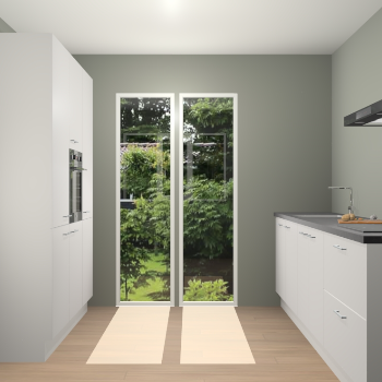 Zijdegrijze keuken Dallas 74561