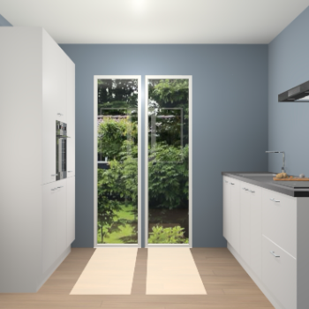 Zijdegrijze keuken Dallas 74562