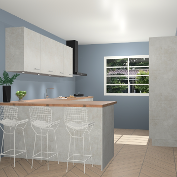 Beton opal keuken Sopot 64169