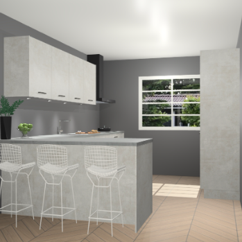 Beton opal keuken Sopot 64333