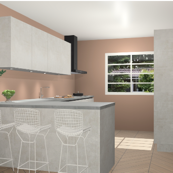 Beton opal greeploze keuken Sopot 64334