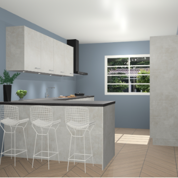 Beton opal keuken Sopot 64342