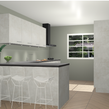 Beton opal keuken Sopot 64341