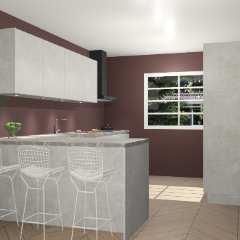 Beton opal greeploze keuken Sopot 64349