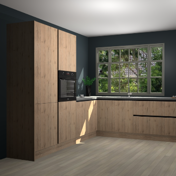 Madera Natuur greeploze keuken Malaga 68296