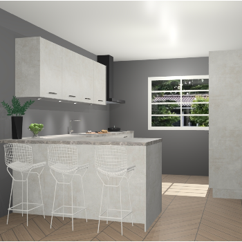 Beton opal keuken Sopot 64354