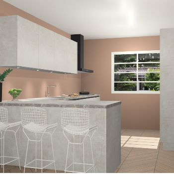 Beton opal greeploze keuken Sopot 64355