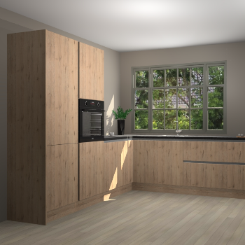 Madera Natuur greeploze keuken Malaga 68299
