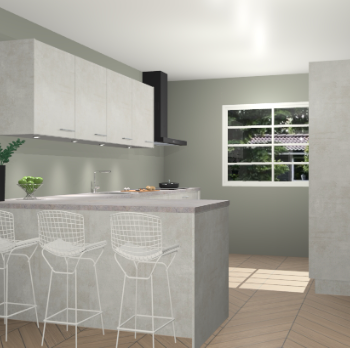 Beton opal keuken Sopot 64356