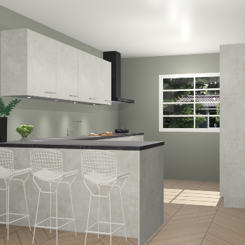 Beton opal keuken Sopot 64362