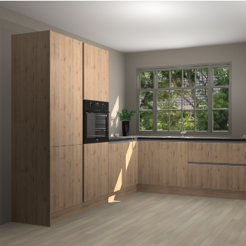 Madera Natuur greeploze keuken Malaga 68317