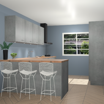 Beton parelgrijs keuken Sopot 64260