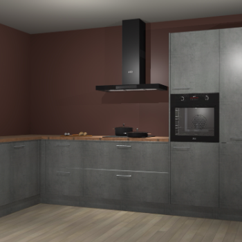 Beton parelgrijs keuken Nuuk 69507