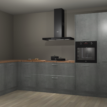 Beton parelgrijs keuken Nuuk 69508