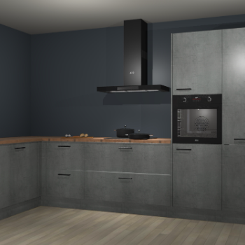 Beton parelgrijs keuken Nuuk 69510