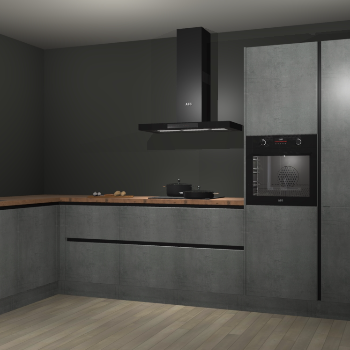 Beton parelgrijs greeploze keuken Nuuk 69513