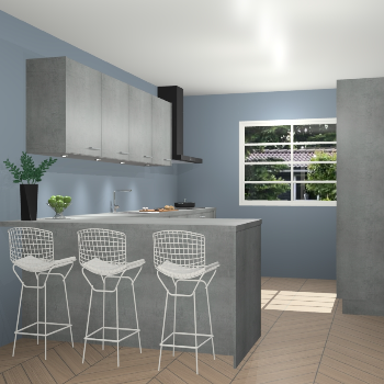 Beton parelgrijs keuken Sopot 64474