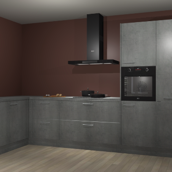 Beton parelgrijs keuken Nuuk 69521