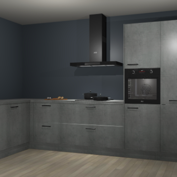 Beton parelgrijs keuken Nuuk 69524