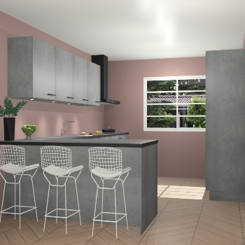 Beton parelgrijs keuken Sopot 64482