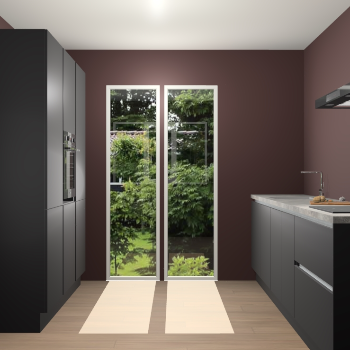 Zwarte greeploze keuken Dallas 74850