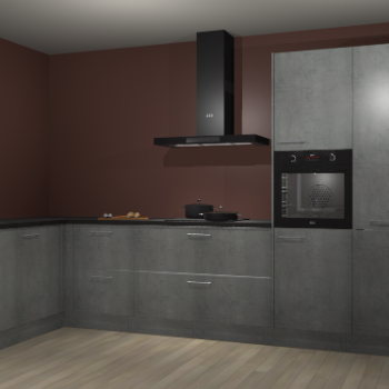 Beton parelgrijs keuken Nuuk 69583