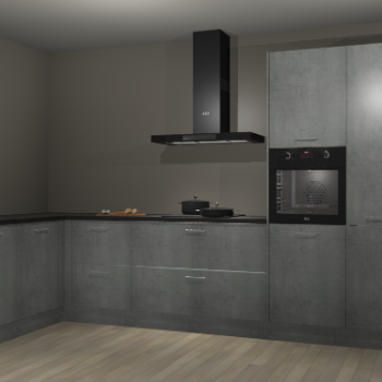 Beton parelgrijs keuken Nuuk 69587