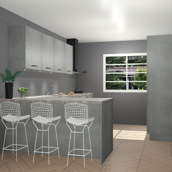 Beton parelgrijs keuken Sopot 64489