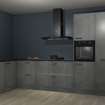 Beton parelgrijs keuken Nuuk 69591