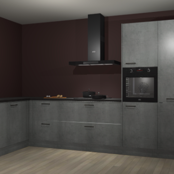 Beton parelgrijs keuken Nuuk 69595