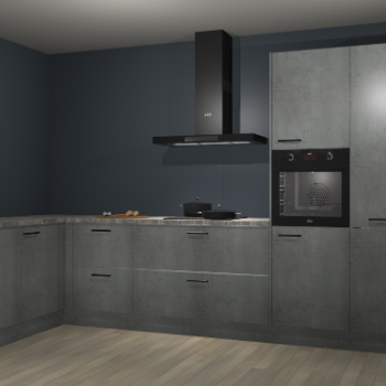 Beton parelgrijs keuken Nuuk 69696