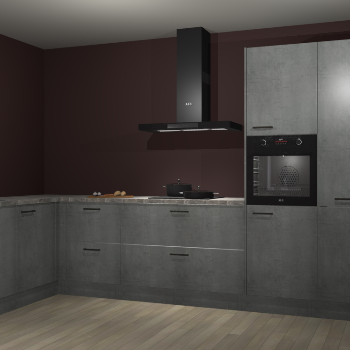 Beton parelgrijs keuken Nuuk 69697