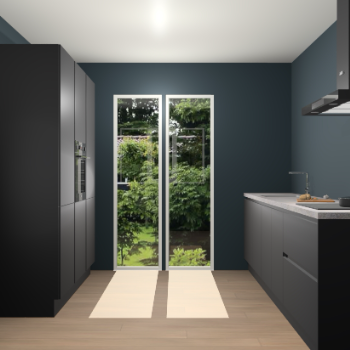 Zwarte greeploze keuken Dallas 74867