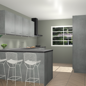 Beton parelgrijs keuken Sopot 64497