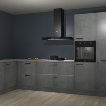 Beton parelgrijs keuken Nuuk 69710