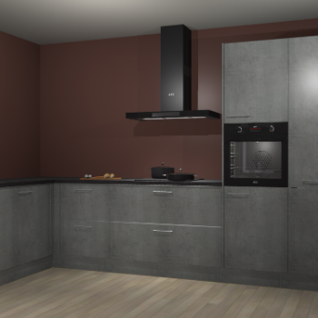 Beton parelgrijs keuken Nuuk 69731