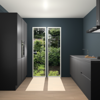 Zwarte greeploze keuken Dallas 74972