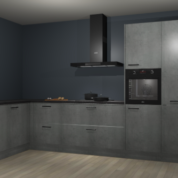 Beton parelgrijs keuken Nuuk 69734