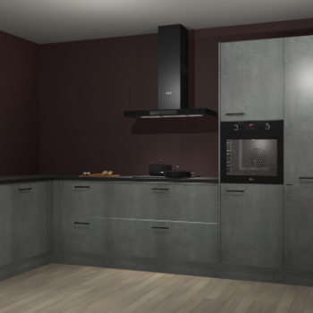 Beton parelgrijs keuken Nuuk 69735