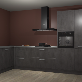 Beton antraciet keuken Nuuk 69771