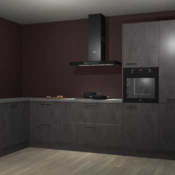 Beton antraciet keuken Nuuk 69775