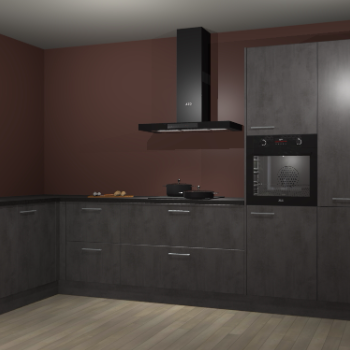 Beton antraciet keuken Nuuk 69819